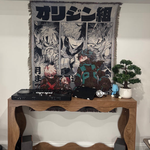 Deku Bakugo Todoroki Hand Woven Tapestry, Blanket, Rug