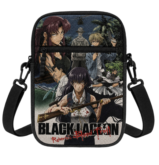 Black Lagoon Tapestry Sling Bag