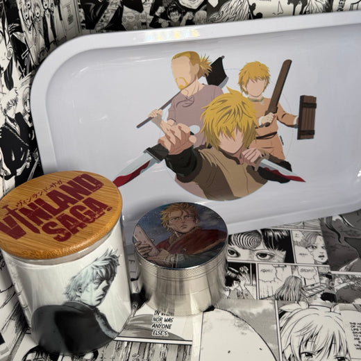Adult Thorfinn Grinder, Jar, Rolling Tray Set