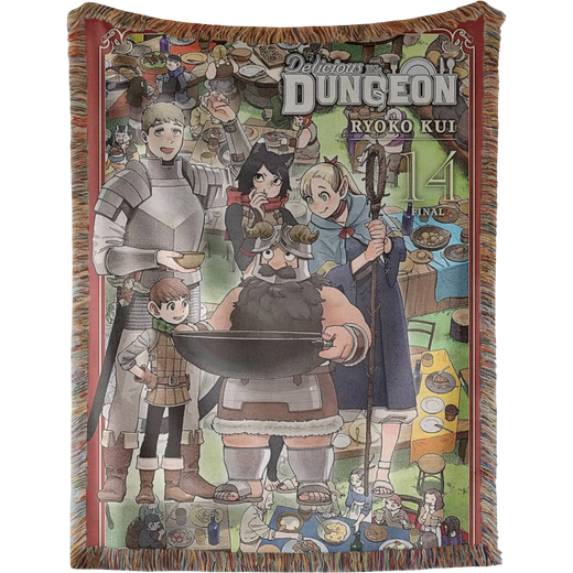 Delicious in Dungeon Hand Woven Tapestry, Blanket, Rug