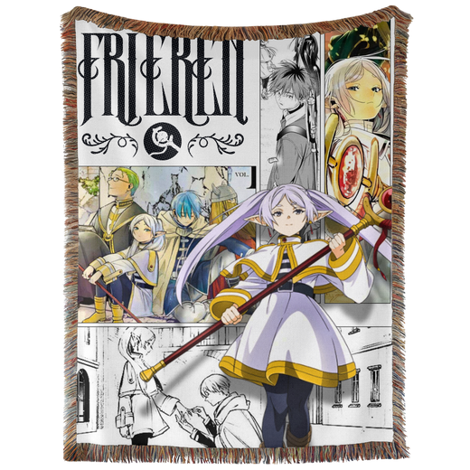 Frieren Adventurers Hand Woven Tapestry, Blanket, Rug
