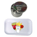 Aqua Team Cartoon Spice Grinder, Stash Jar, Rolling Tray Set - spicedanime