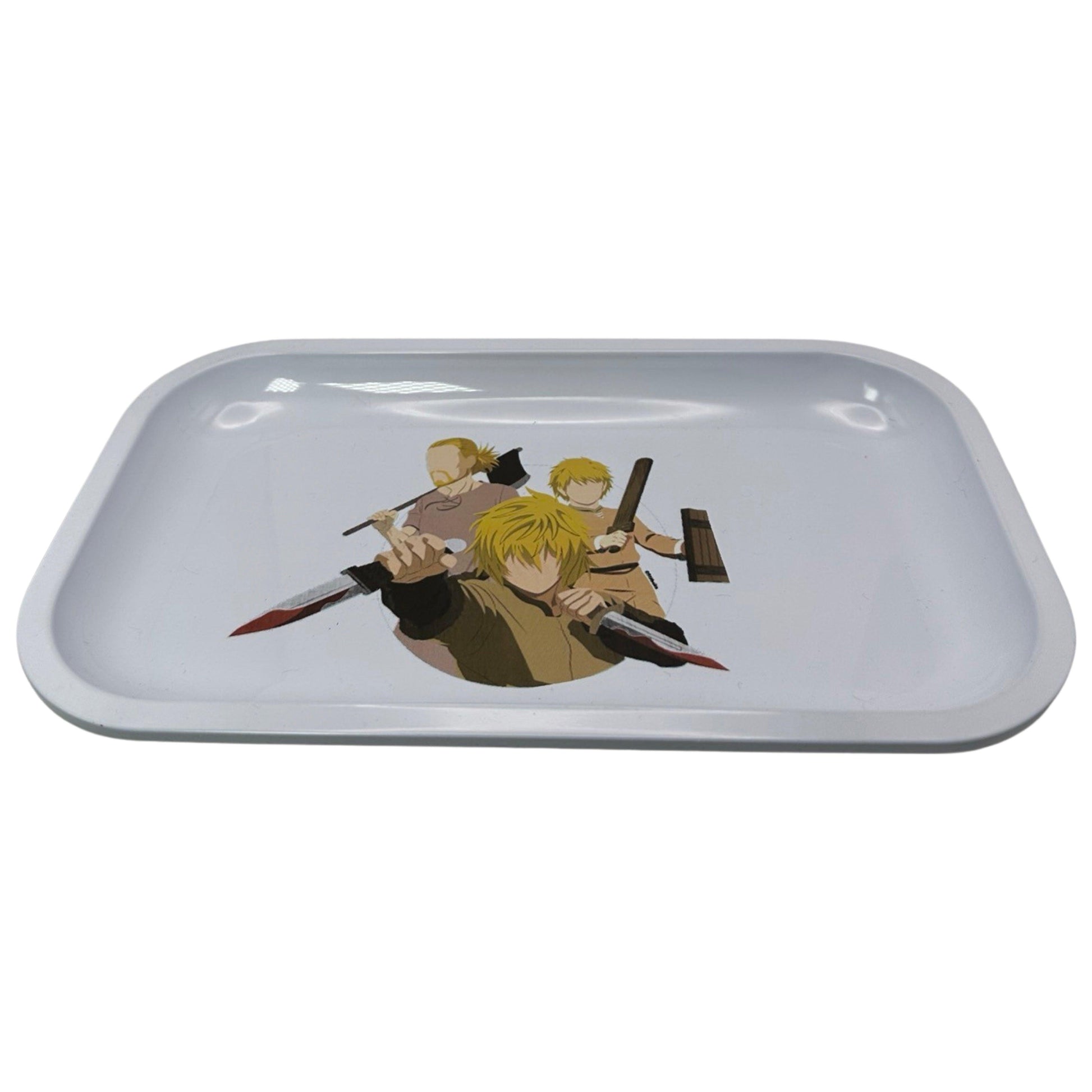 Vinland Saga Anime Herb Grinder, Stash Jar, Rolling Tray Set - spicedanime