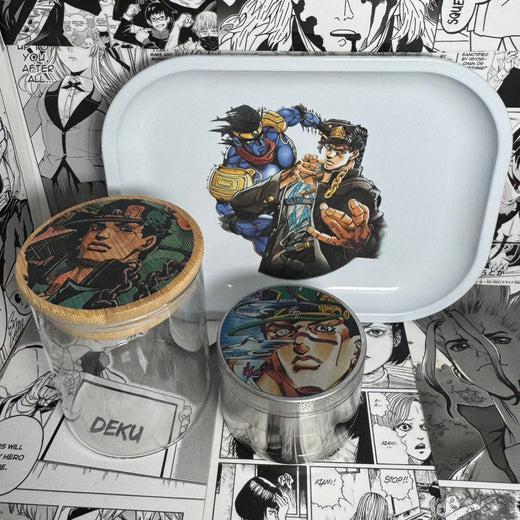 Jotaro Disk Grinder, Jar, Rolling Tray Set