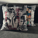 Tomie Hand-Woven Tapestry Cushion Case, Anime Pillow Cover