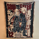Maka and Soul Hand Woven Cozy Rug | Manga Tapestry Throw | Suitable As Blanket
