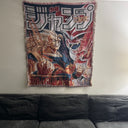 Goku & Buu Hand Woven Tapestry, Blanket, Rug
