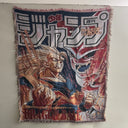 Goku & Buu Hand Woven Tapestry, Blanket, Rug