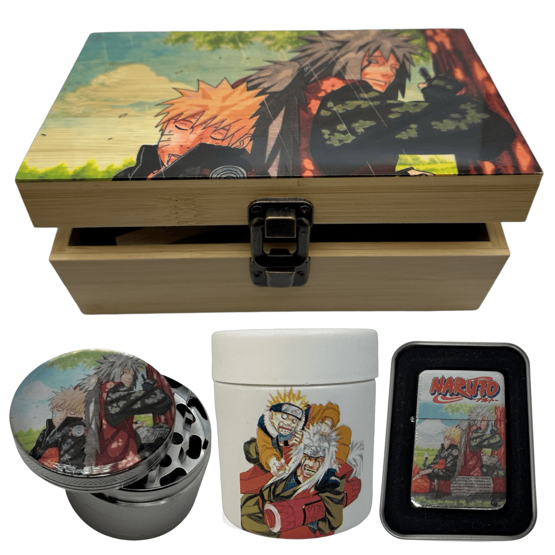 Naruto and Jiraiya Anime Stash Box Set - spicedanime