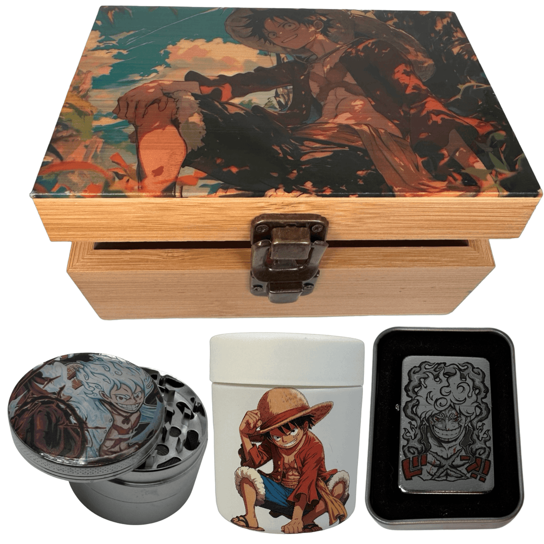 One Piece Luffy Anime Stash Box Set - spicedanime