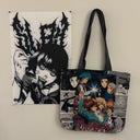 Howls Moving Castle Woven Tapestry Tote Bag