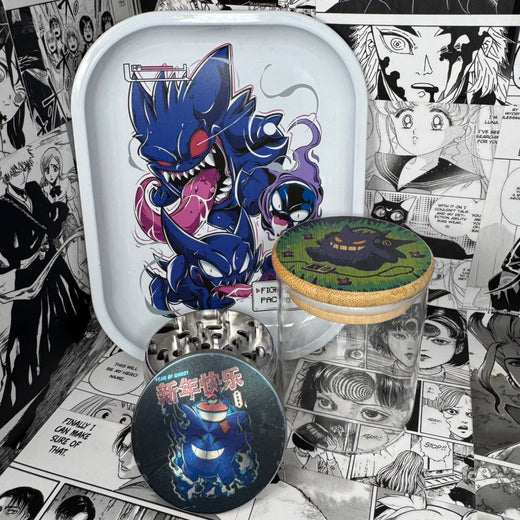 Gengar Grinder, Jar, Rolling Tray Set