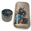 Johnny Joestar Manga Color Grinder, Jar, Rolling Tray Set