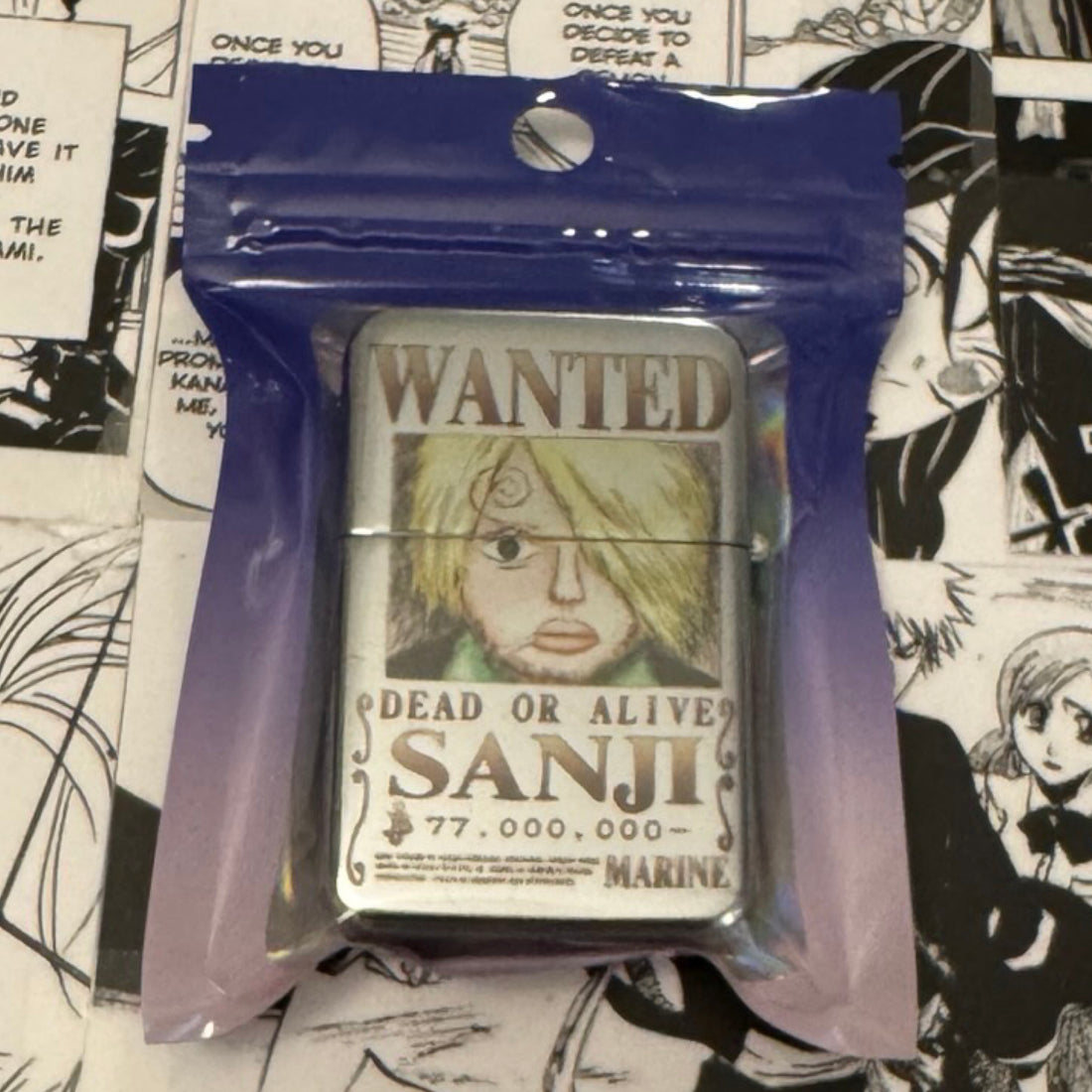 Derp Sanji Wanted Poster Lighter