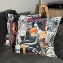 Ichigo Kurosaki Hand-Woven Tapestry Cushion Case, Anime Pillow Cover