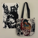 Deku and Shigaraki Woven Tapestry Tote Bag