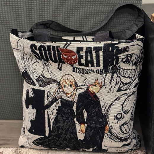 Soul & Maka Tapestry Tote Bag