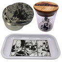 Todoroki Manga Grinder, Jar, Rolling Tray Set