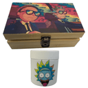 Rick and Morty Trippy Cartoon Bamboo Stash Box Set - spicedanime