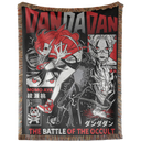 Momo & Okarun Hand Woven Tapestry, Blanket, Rug