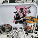 Ichigo Hollow Mask Grinder, Jar, Rolling Tray Set