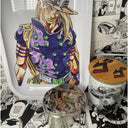 Gyro Zeppeli Steel Ball Grinder, Jar, Rolling Tray Set