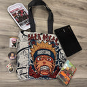 Nine Tails Naruto Woven Tapestry Tote Bag