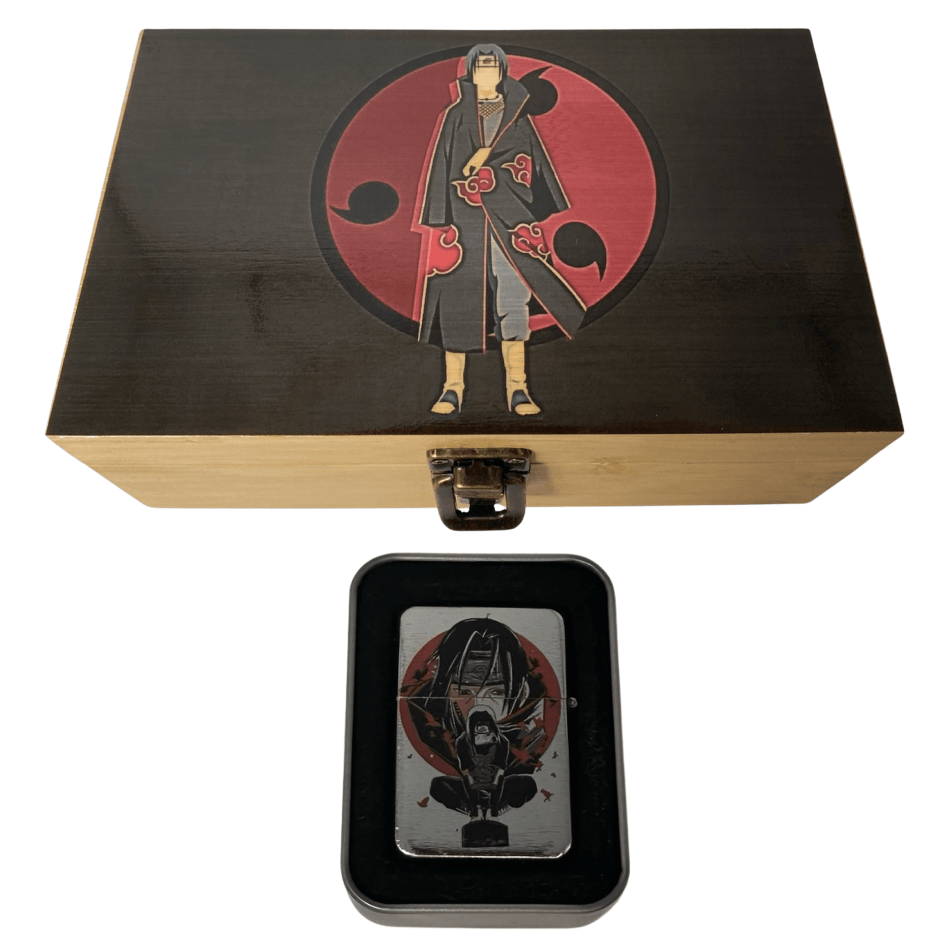 Naruto Itachi Uchiha Anime Bamboo Stash Box Set - spicedanime