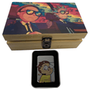 Rick and Morty Trippy Cartoon Bamboo Stash Box Set - spicedanime