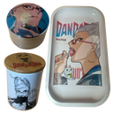 Grandma Seiko Grinder, Jar, Rolling Tray Set