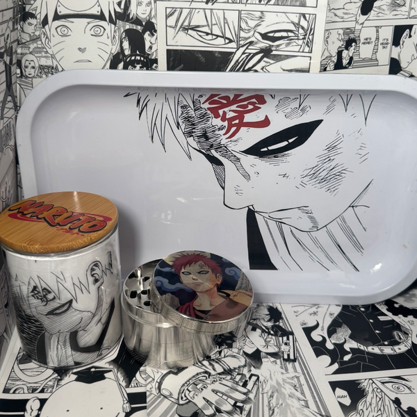 Gaara Grinder, Jar, Rolling Tray Set