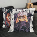Blind Gojo Hand-Woven Tapestry Cushion Case, Anime Pillow Cover