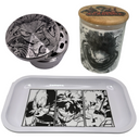 Deku Manga Grinder, Jar, Rolling Tray Set