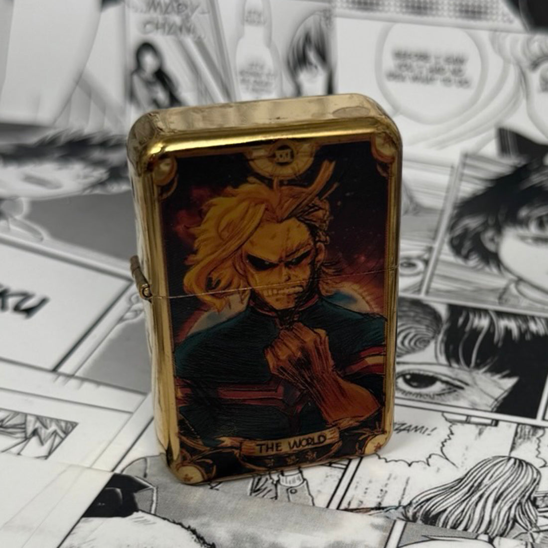 All Might The World Tarot Lighter