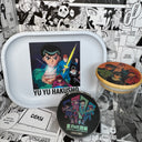 Retro Hakusho Gang Grinder, Jar, Rolling Tray Set