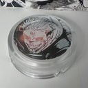Jujutsu Kaisen Itadori Eyes Anime Round Glass Ashtray
