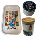 Sokka Cactus Juice Grinder, Jar, Rolling Tray Set