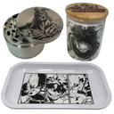 All Might Manga Grinder, Jar, Rolling Tray Set