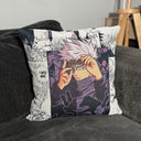 Blind Gojo Hand-Woven Tapestry Cushion Case, Anime Pillow Cover