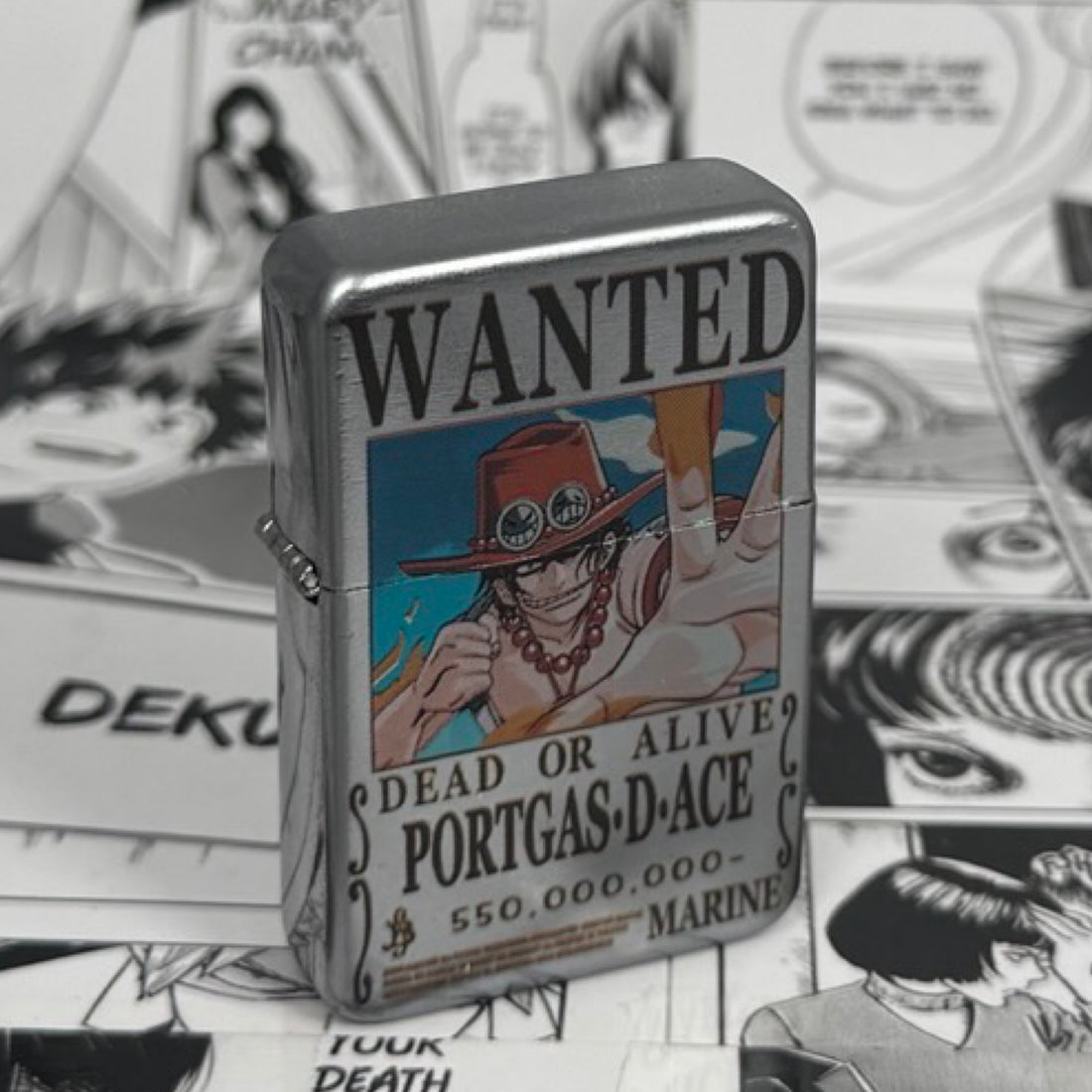 Portgas D. Ace Wanted Poster Lighter