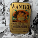 Young Luffy Wanted Poster Lighter