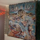 Luffy & Kizaru Hand Woven Tapestry, Blanket, Rug