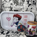 Bubblegum Hisoka Grinder, Jar, Rolling Tray Set