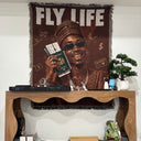 Village Boy Tapestry, Blanket, Rug