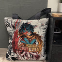 Deku and Shigaraki Woven Tapestry Tote Bag