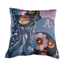 Purple Flower Eyes Pillow Case