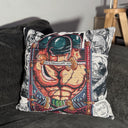 Zoro Pirate Hunter Hand-Woven Tapestry Cushion Case, Anime Pillow Cover