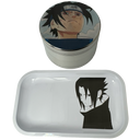 Kid Sasuke Grinder, Jar, Rolling Tray Set