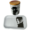 Kid Sasuke Grinder, Jar, Rolling Tray Set