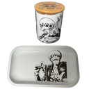 Law Grinder, Jar, Rolling Tray Set